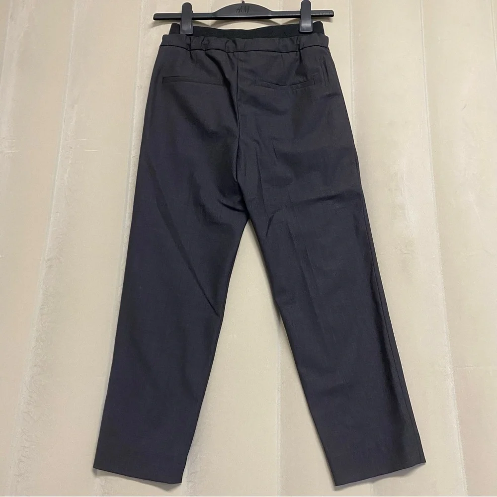 Brunello Cucinelli Women’s Pants Size 2 Wool Blend Twill Straight Leg Luxury NWT